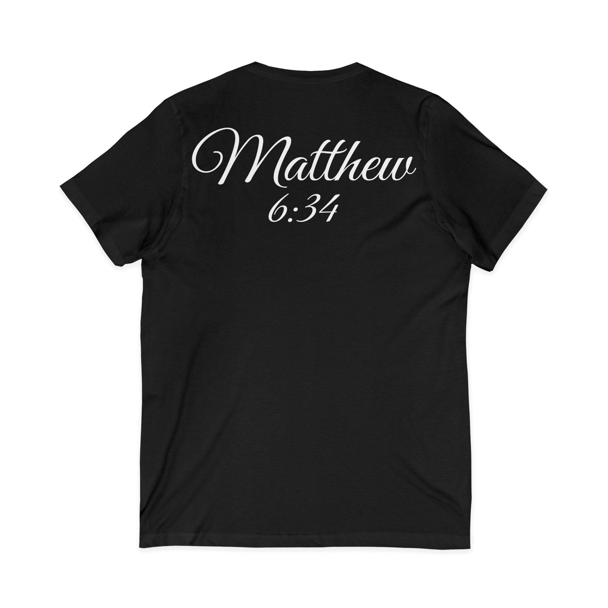 Unisex Jersey Short Sleeve V-Neck Tee - Image 2