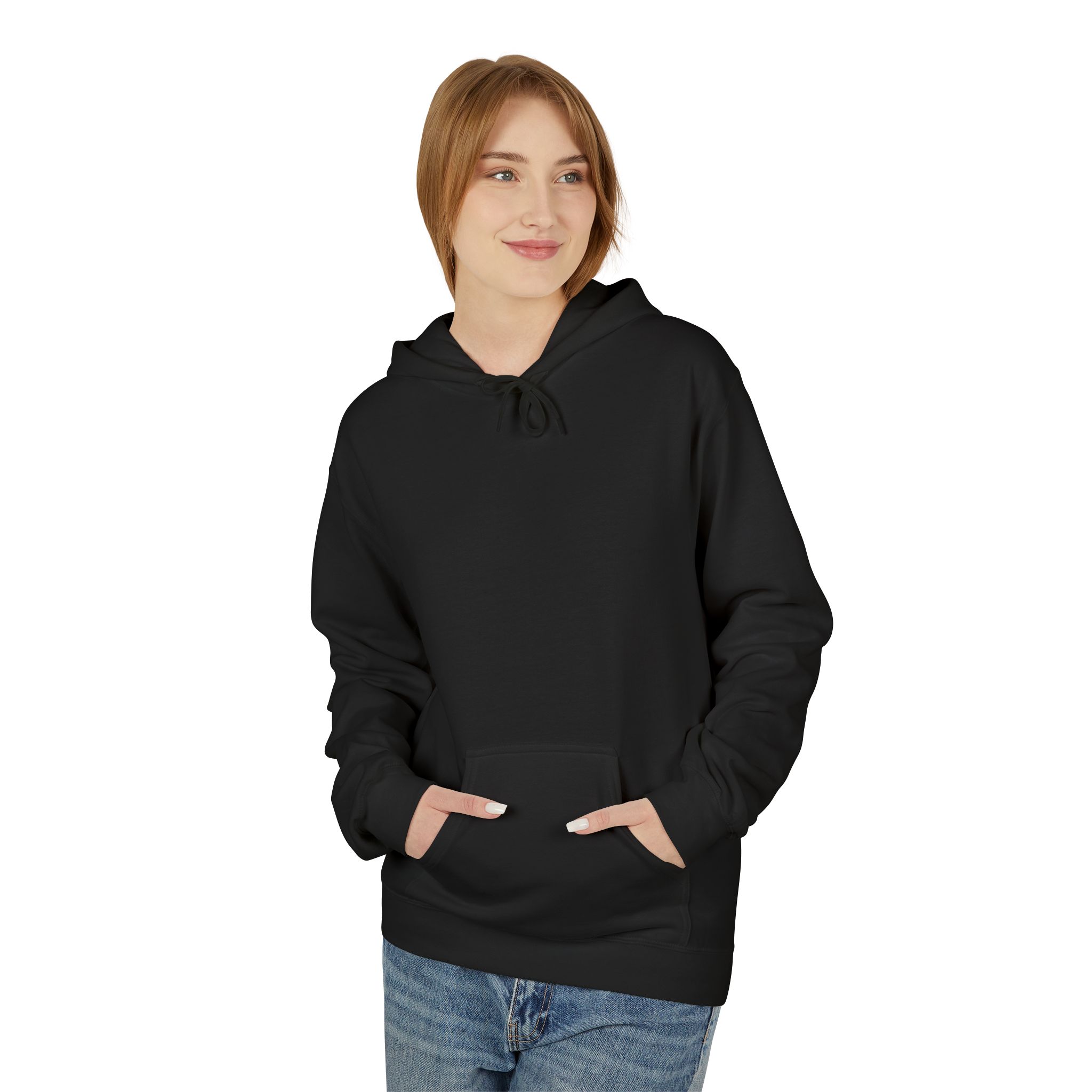 Classic White Hoodie — Midweight Fleece Pullover - Image 7