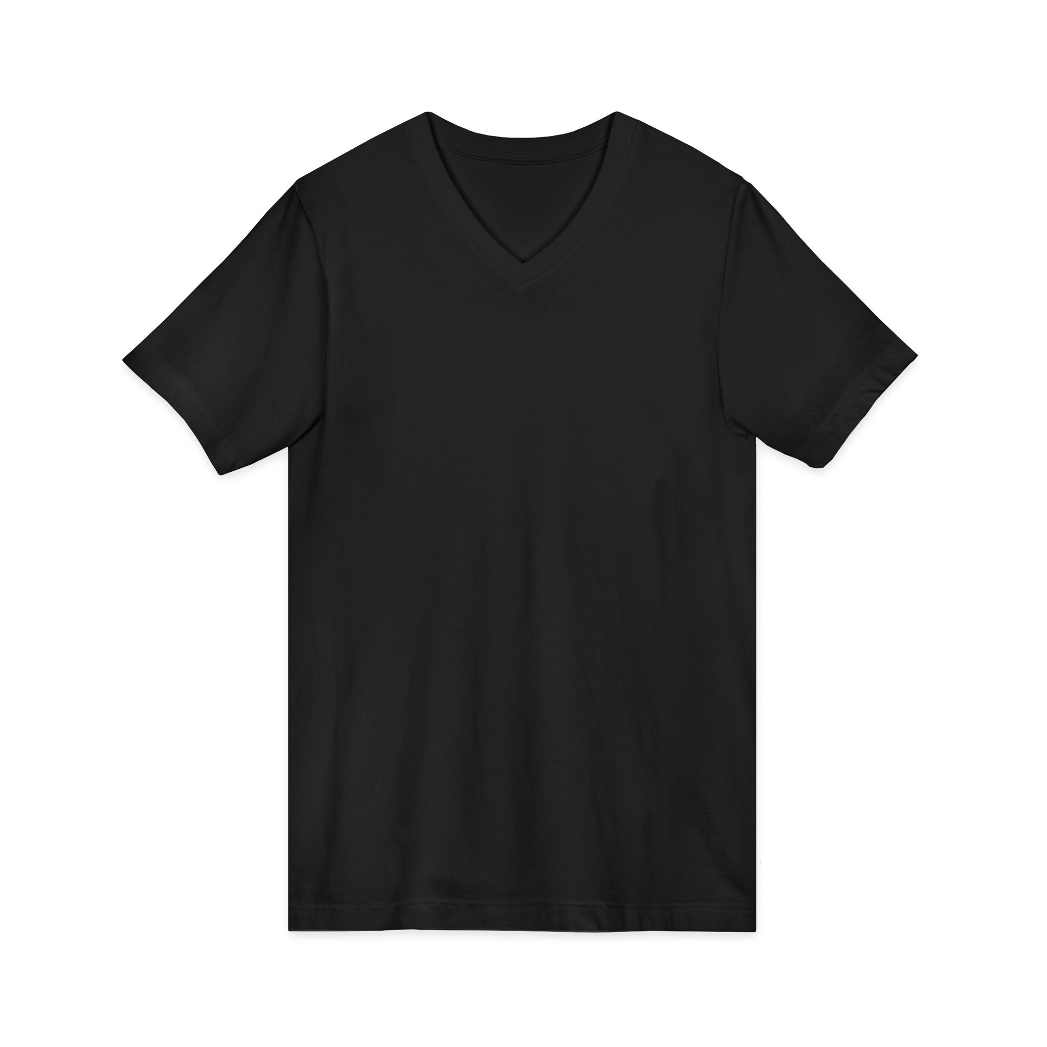 Unisex Jersey Short Sleeve V-Neck Tee - Image 3