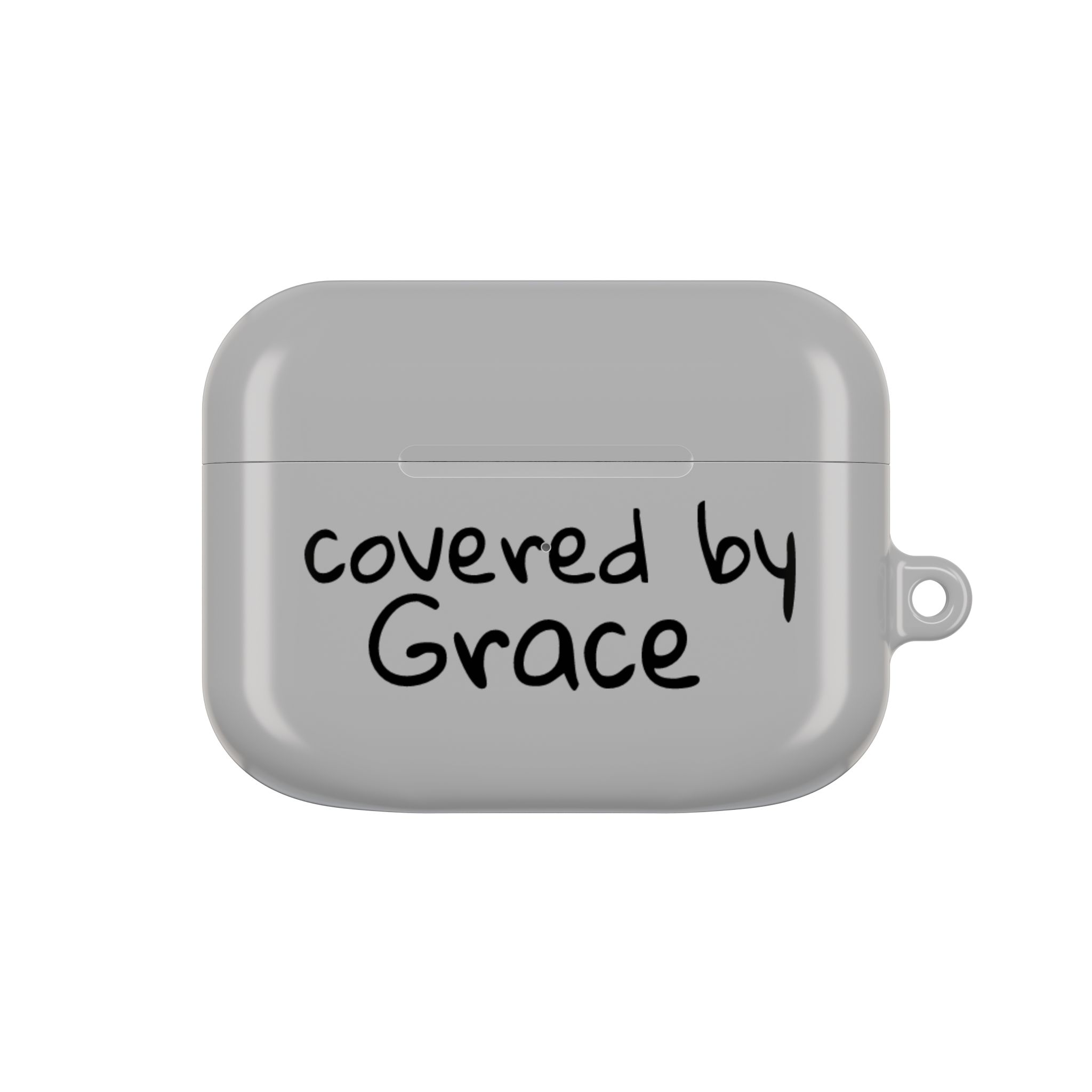 AirPod Case — "covered by Grace" Protective Silicone Cover