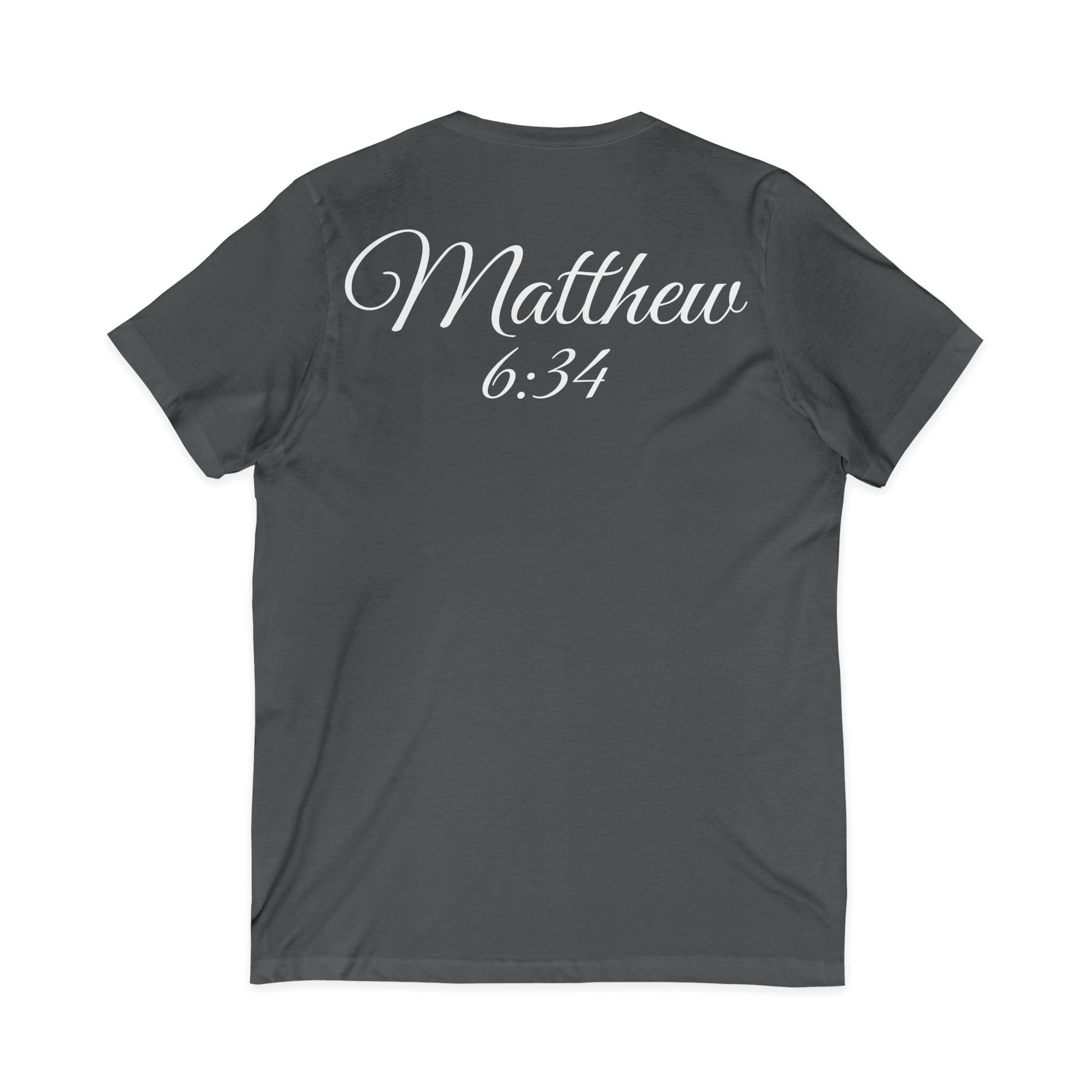 Unisex Jersey Short Sleeve V-Neck Tee - Image 6