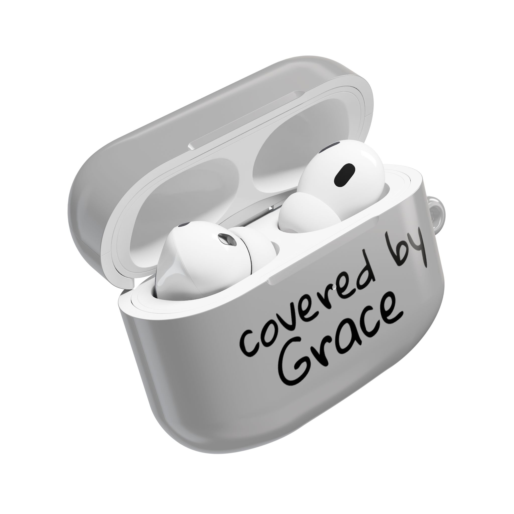 AirPod Case — "covered by Grace" Protective Silicone Cover - Image 4